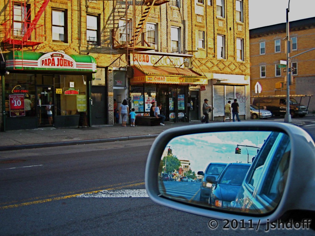 Reflections on the Boulevard (jackson heights, queens ny)