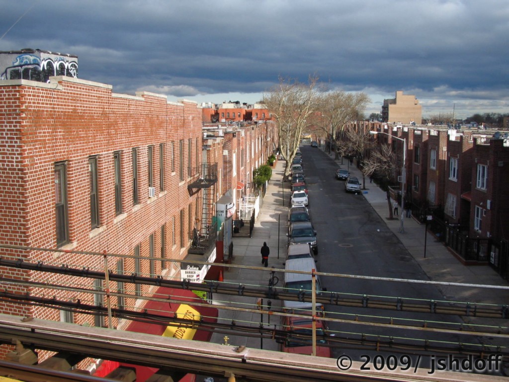 Cityscape: Stormclouds & Alternate side of the street parking (jackson heights, queens, ny)